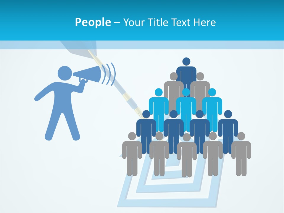 Achievement Dartboard Strategy PowerPoint Template