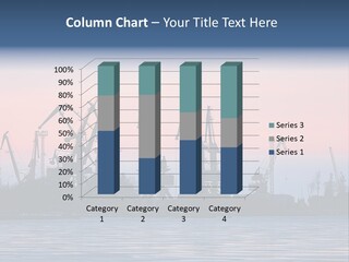 Industry Dock Night PowerPoint Template