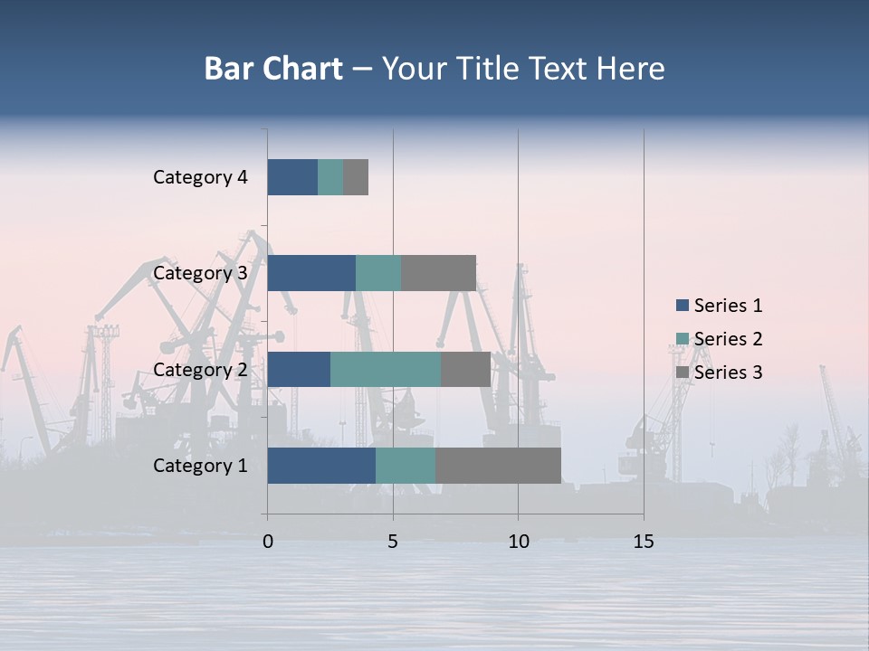 Industry Dock Night PowerPoint Template