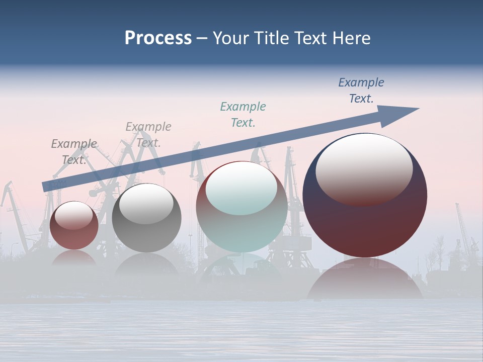 Industry Dock Night PowerPoint Template