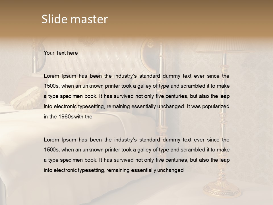 Ancient Relaxation Baroque PowerPoint Template