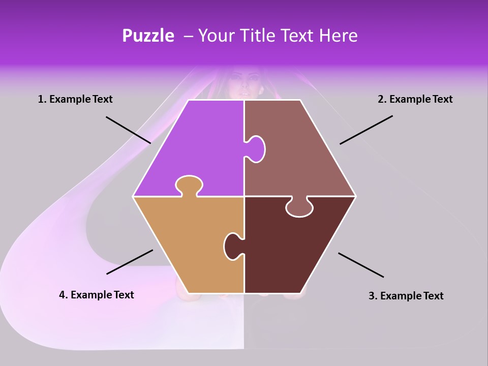 Leg Makeup Bright PowerPoint Template