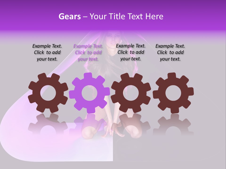 Leg Makeup Bright PowerPoint Template