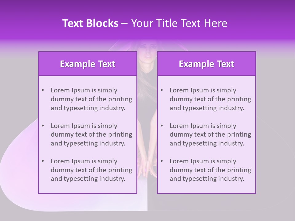 Leg Makeup Bright PowerPoint Template