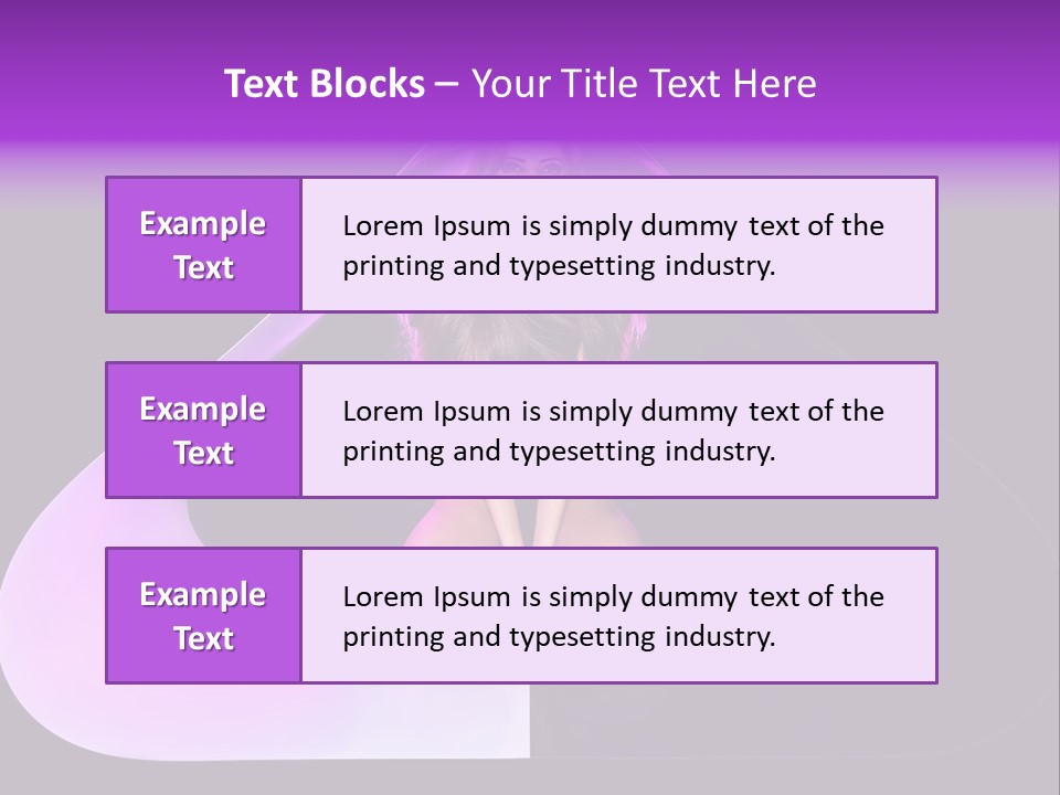 Leg Makeup Bright PowerPoint Template