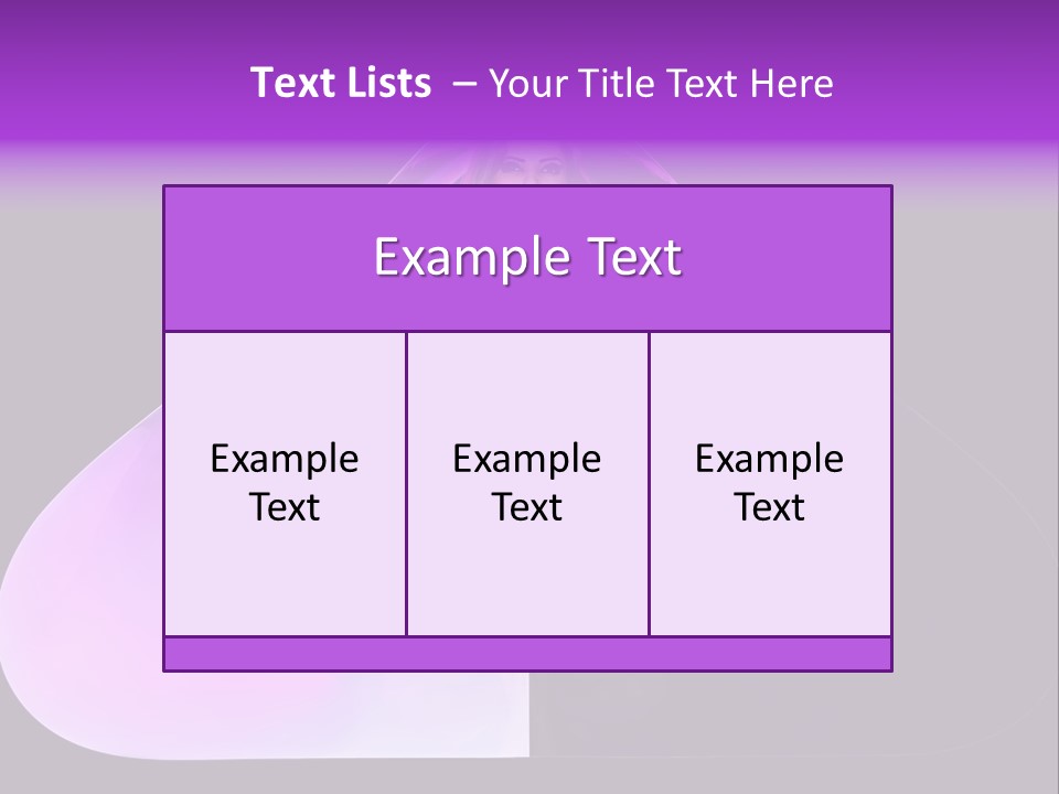 Leg Makeup Bright PowerPoint Template