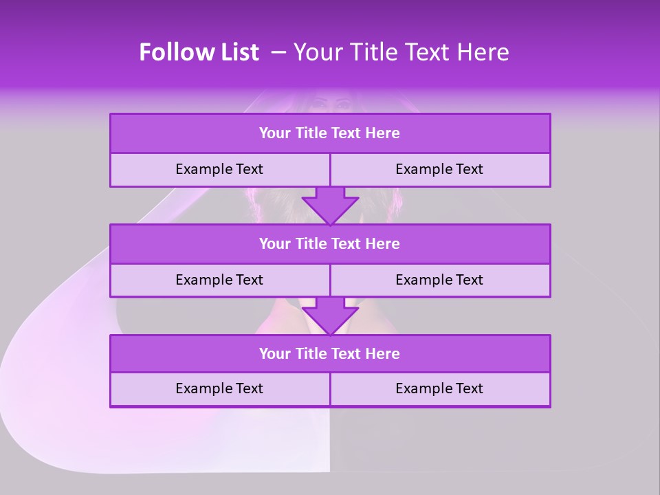 Leg Makeup Bright PowerPoint Template