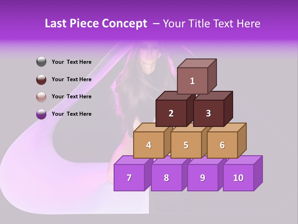 Leg Makeup Bright PowerPoint Template