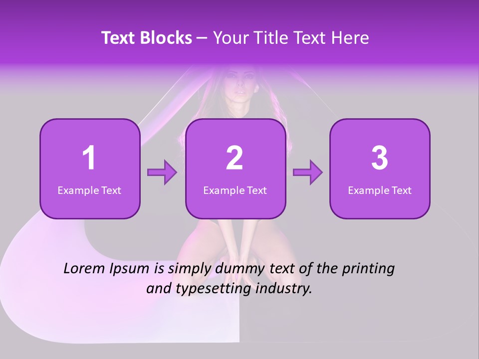 Leg Makeup Bright PowerPoint Template