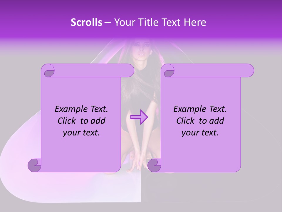 Leg Makeup Bright PowerPoint Template