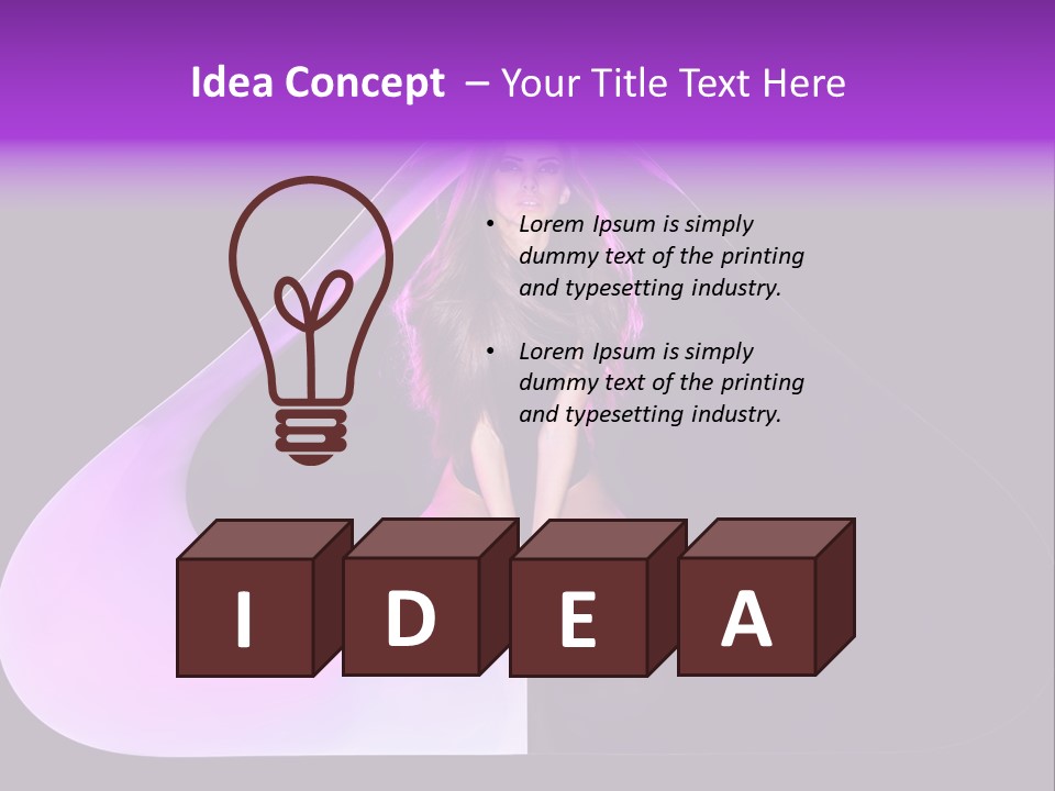 Leg Makeup Bright PowerPoint Template