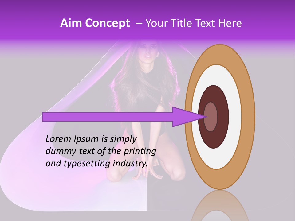 Leg Makeup Bright PowerPoint Template