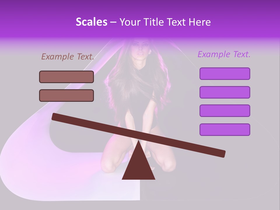 Leg Makeup Bright PowerPoint Template