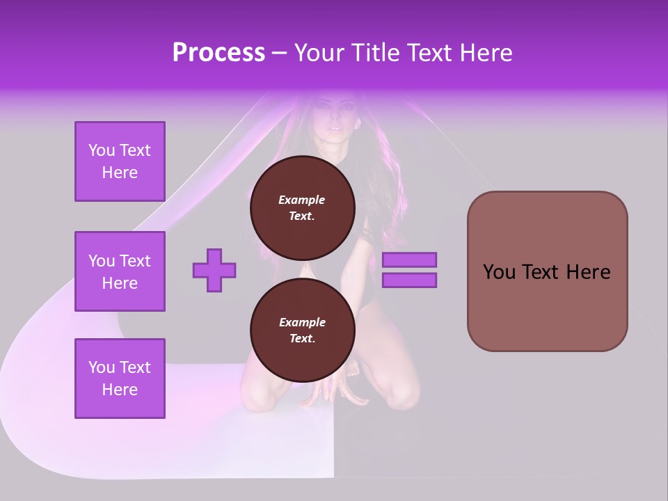 Leg Makeup Bright PowerPoint Template