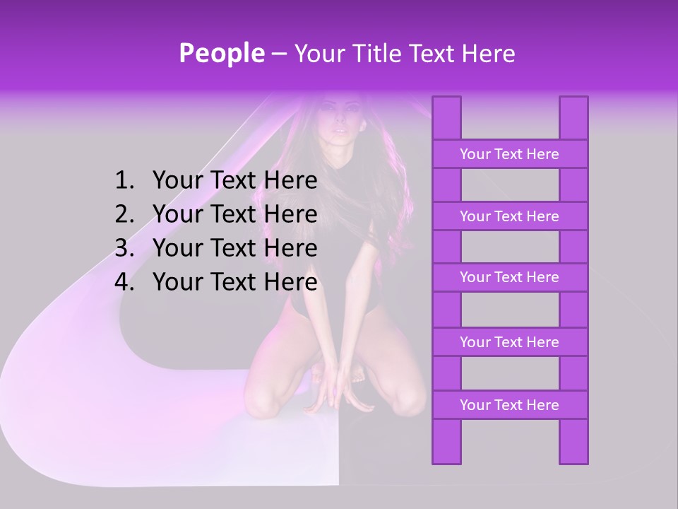 Leg Makeup Bright PowerPoint Template