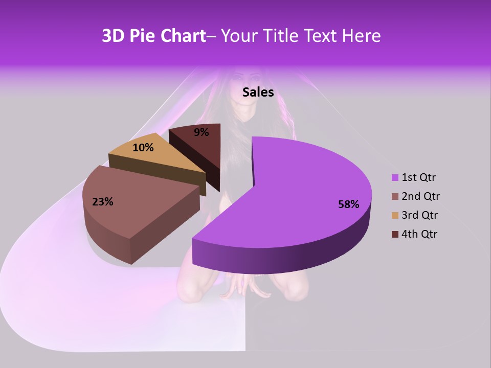 Leg Makeup Bright PowerPoint Template