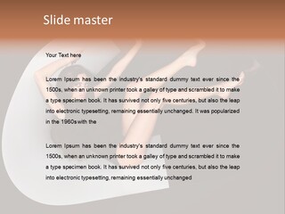 Lovely Pose Tender PowerPoint Template