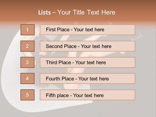 Lovely Pose Tender PowerPoint Template