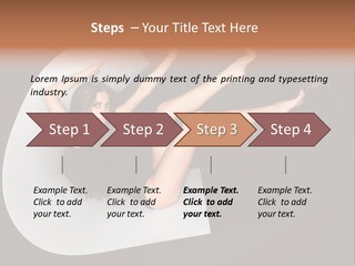 Lovely Pose Tender PowerPoint Template