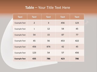 Lovely Pose Tender PowerPoint Template