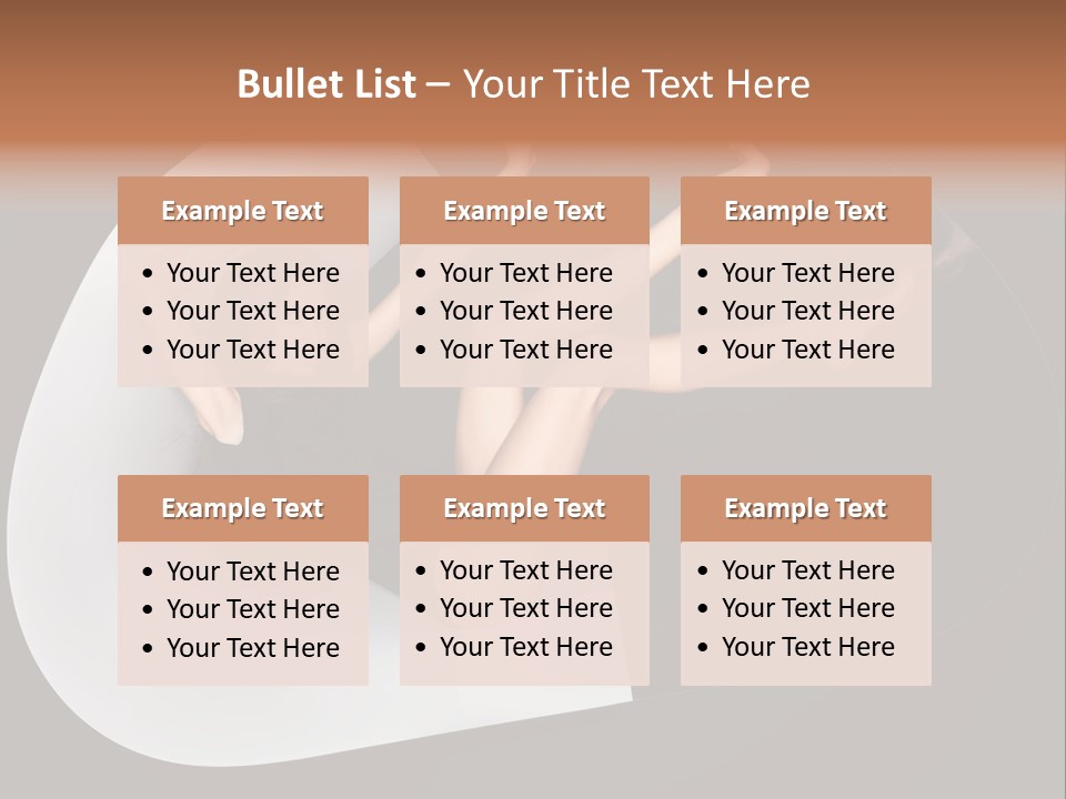Lovely Pose Tender PowerPoint Template