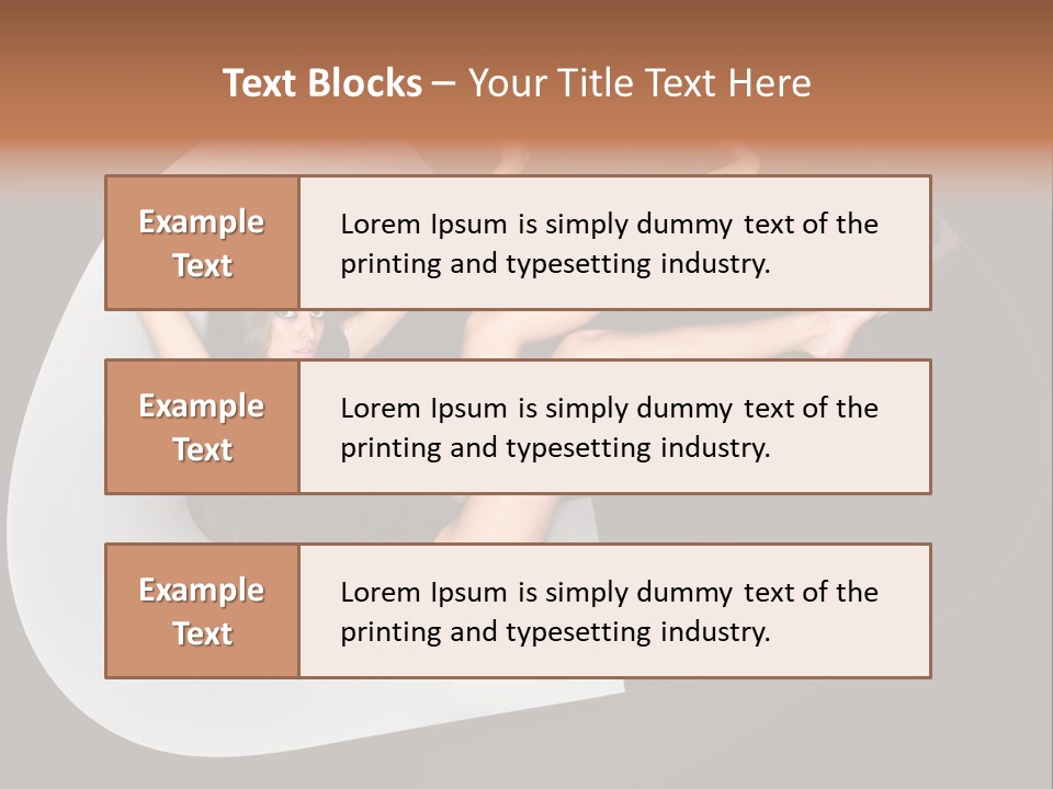 Lovely Pose Tender PowerPoint Template