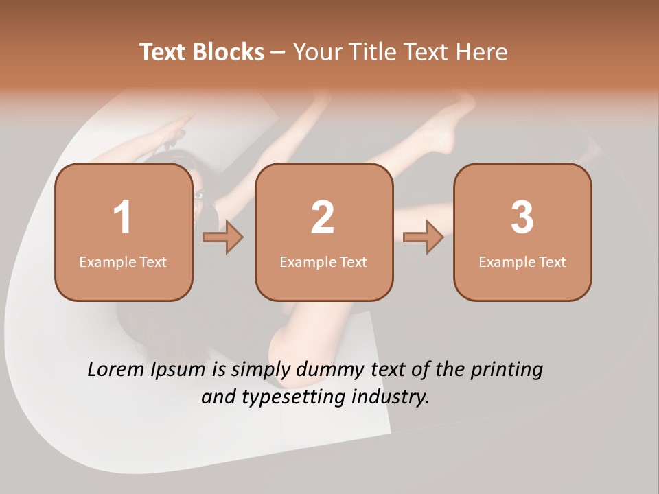 Lovely Pose Tender PowerPoint Template
