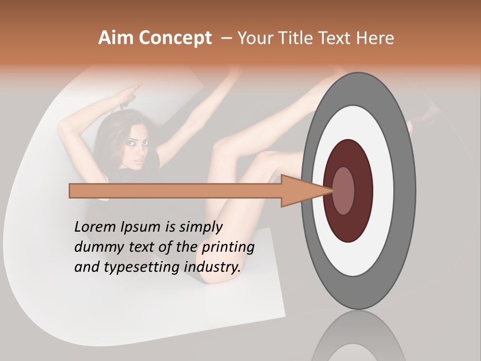 Lovely Pose Tender PowerPoint Template