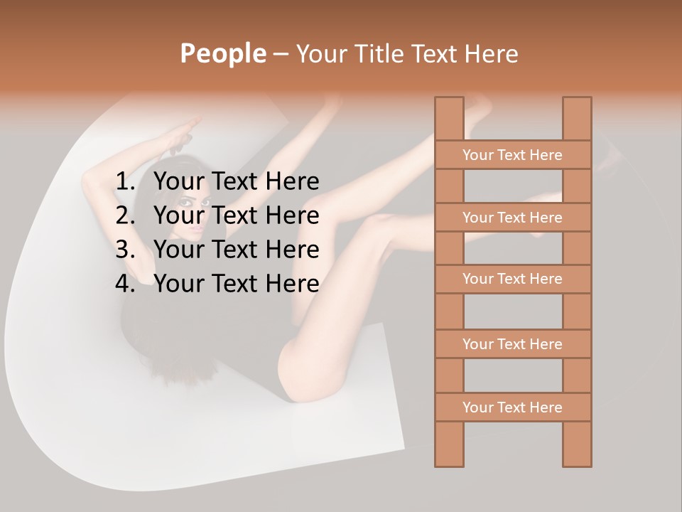Lovely Pose Tender PowerPoint Template