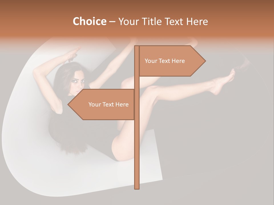 Lovely Pose Tender PowerPoint Template