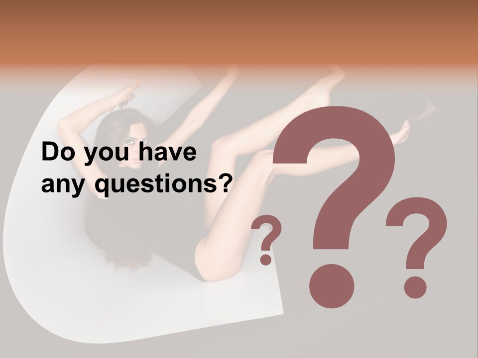 Lovely Pose Tender PowerPoint Template