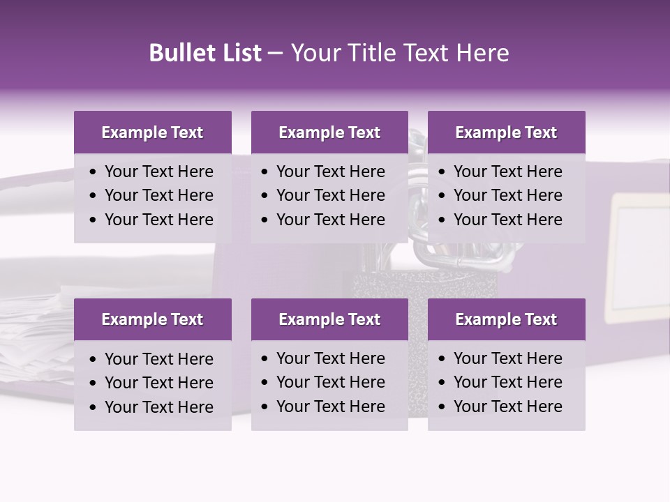 Background Protection Supply PowerPoint Template