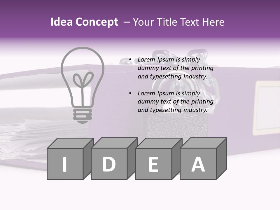Background Protection Supply PowerPoint Template