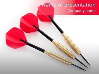 Play Red Set PowerPoint Template