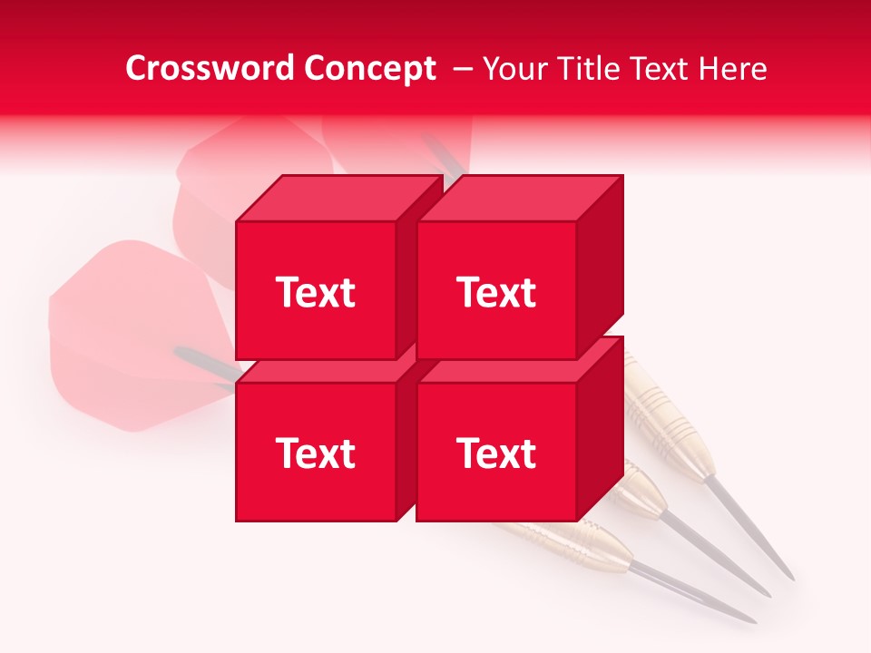 Play Red Set PowerPoint Template