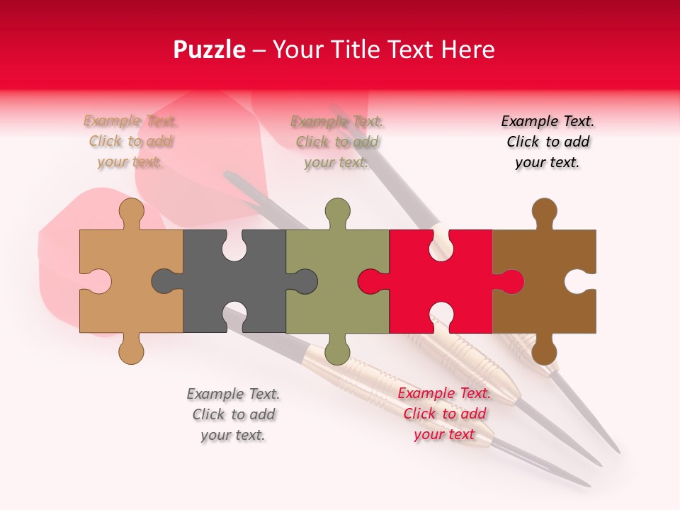 Play Red Set PowerPoint Template