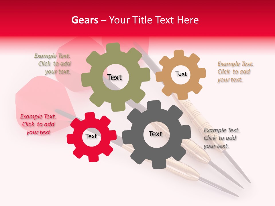 Play Red Set PowerPoint Template