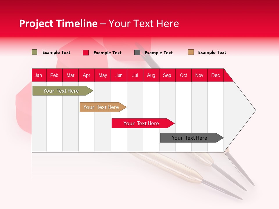 Play Red Set PowerPoint Template