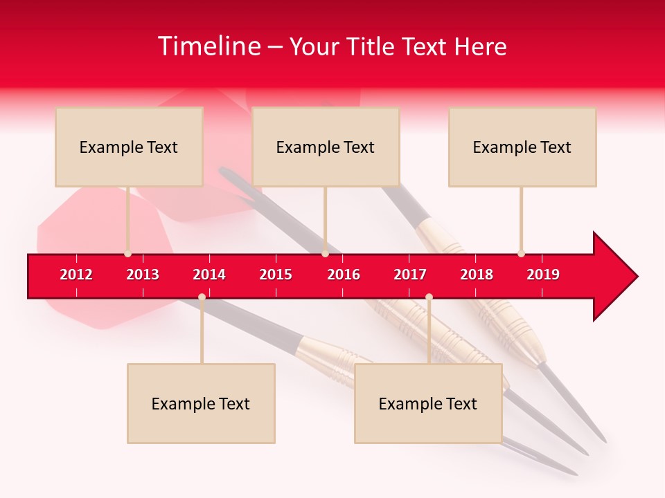 Play Red Set PowerPoint Template
