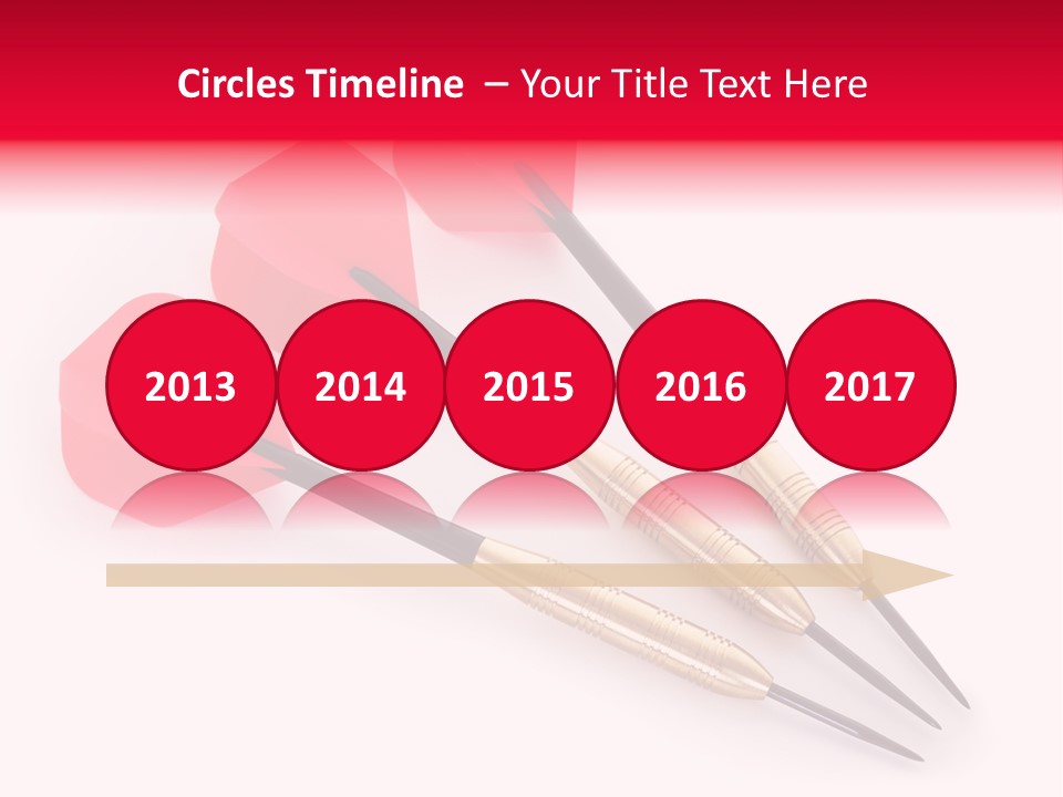 Play Red Set PowerPoint Template