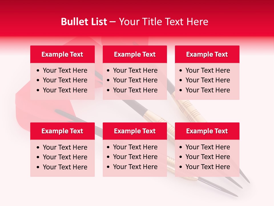 Play Red Set PowerPoint Template