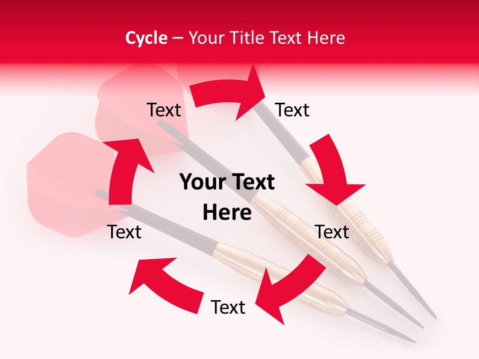 Play Red Set PowerPoint Template