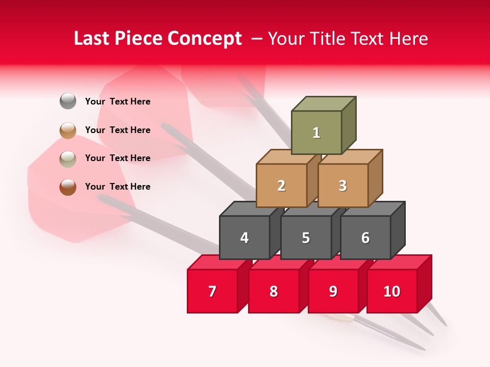 Play Red Set PowerPoint Template