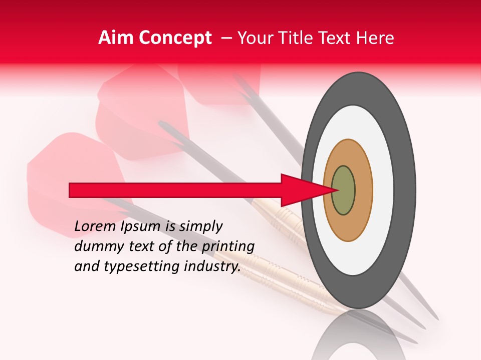 Play Red Set PowerPoint Template
