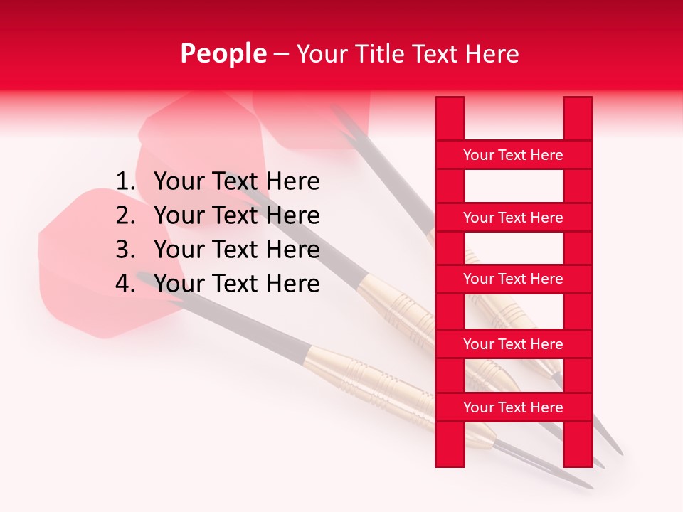 Play Red Set PowerPoint Template