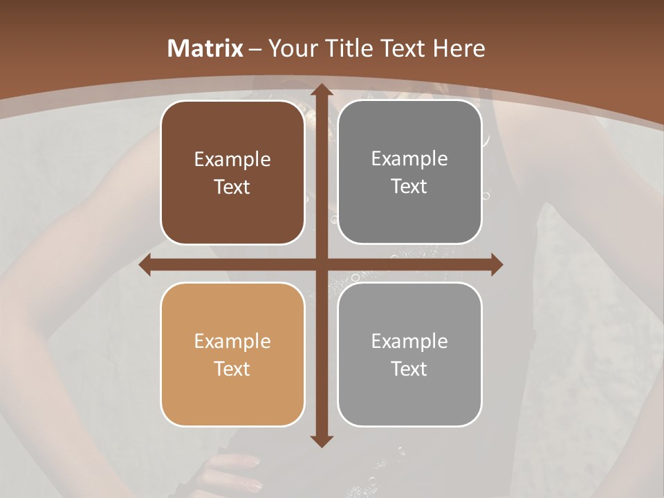 Aviator Headphones Posing PowerPoint Template