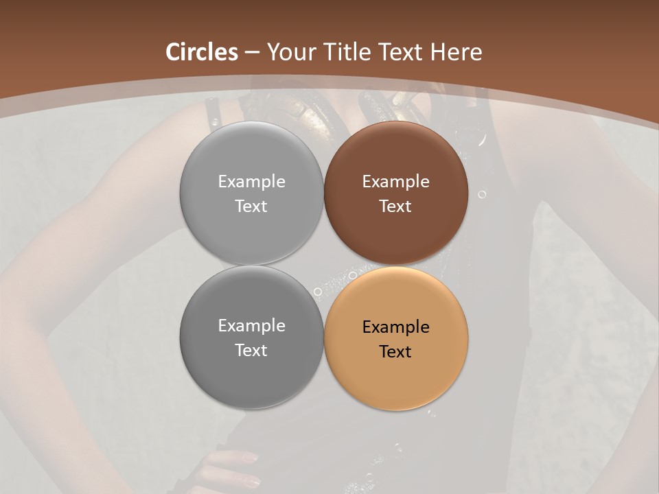 Aviator Headphones Posing PowerPoint Template