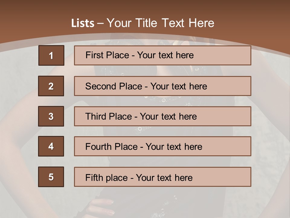 Aviator Headphones Posing PowerPoint Template
