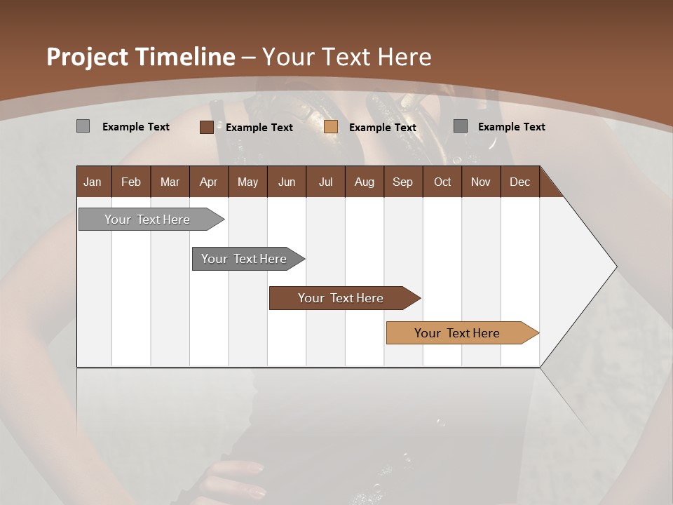 Aviator Headphones Posing PowerPoint Template