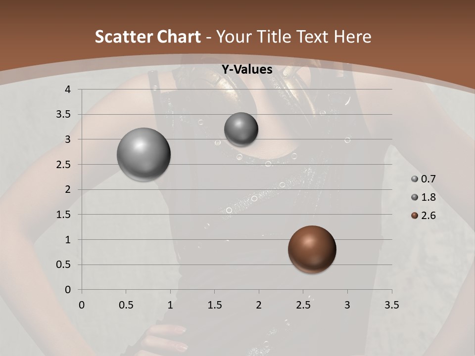 Aviator Headphones Posing PowerPoint Template